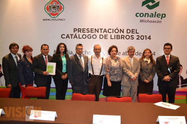 Conalep presenta catálogo de libros de texto 2014