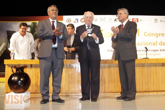Clausura Rector de la UMSNH, el XVII Congreso Internacional de Filosofía.