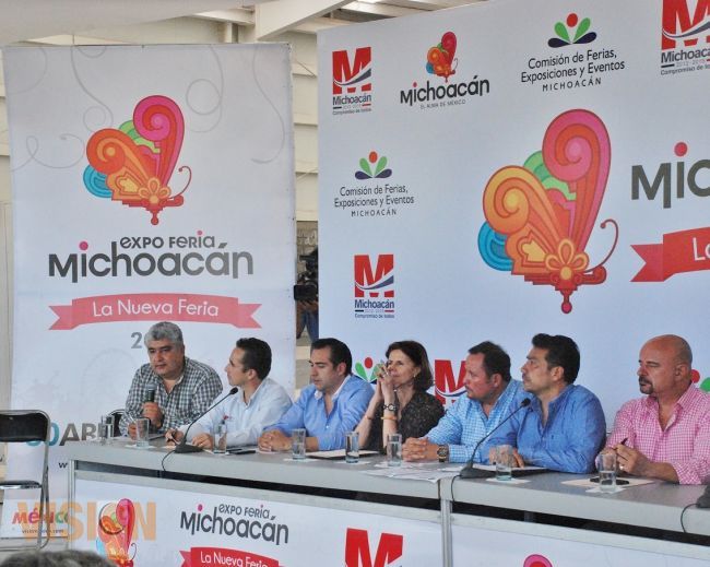 Presentan programa de actividades de la Expo Feria Michoacán 2014.