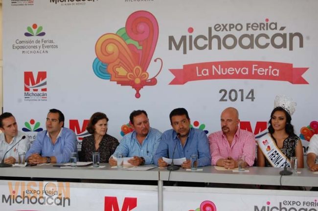 Listo el magno escaparate de Michoacán, Expo feria 2014