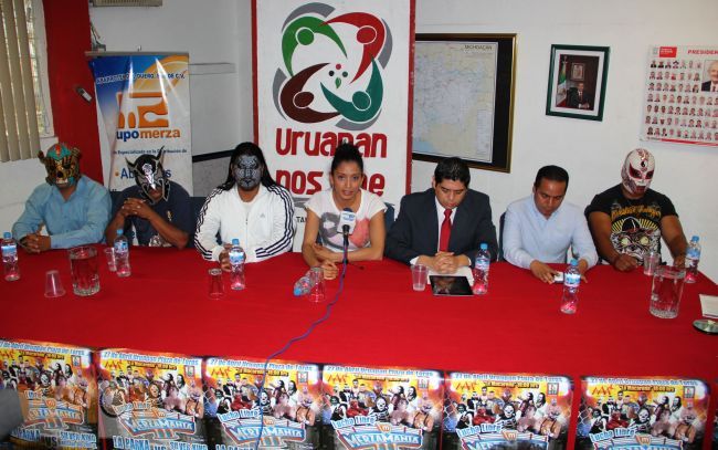 Presentaron cartel de lujo de función de lucha libre Merzamanía III