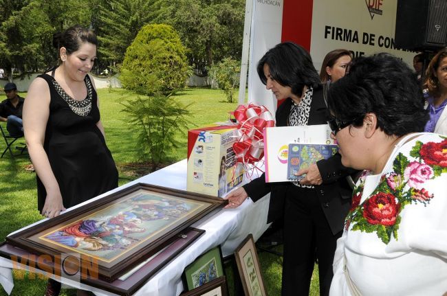 DIF Michoacán e ICATMI continúan trabajo conjunto a favor de los sectores vulnerables.