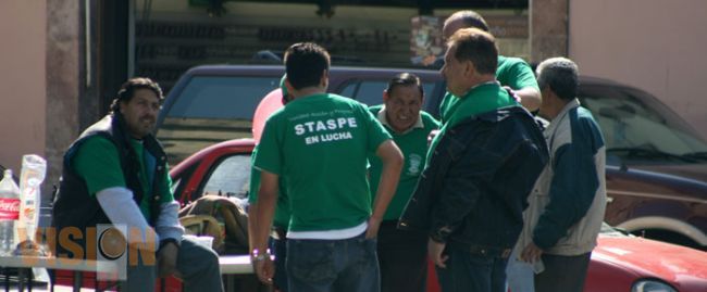 ¡ Estalla la huelga en el Gobierno de Michoacan !