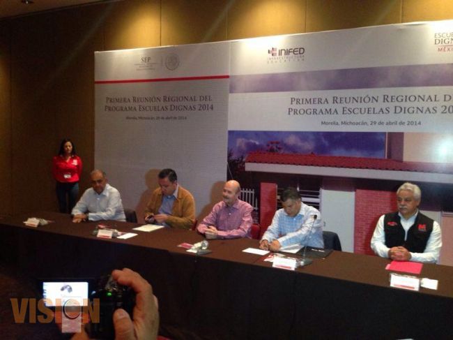 Gobierno del Estado y el Inifed, firman convenio para fortalecer el programa de Escuela Digna.