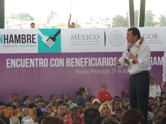 Michoacán, primer estado con Mando Único: Osorio Chong.