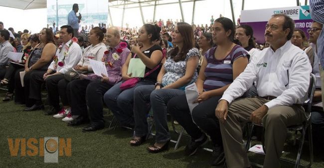 Supera Sedesol la meta de 450 comedores comunitarios en el Estado de Michoacán