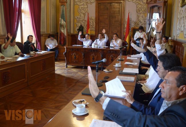 Aprueba Cabildo de Morelia avance presupuestal del primer trimestre 2014.