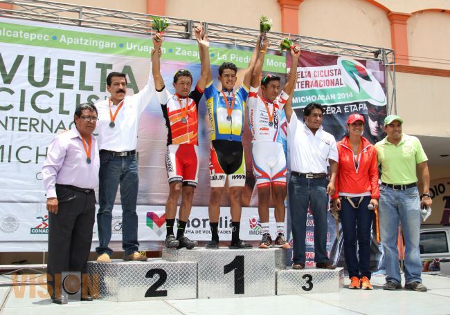 Diego Yépez Arellano, ganó la tercera etapa de la Vuelta Ciclista Internacional Michoacán 2014.