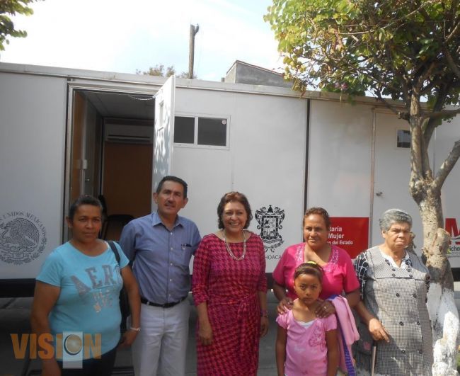 Inicia recorrido la unidad móvil de atención de la Semujer.