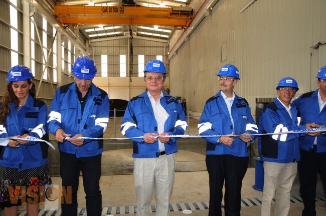 El Gobernador del Estado y Secretario de Energia inauguraron nave III de la empresa Andritz Hydro.