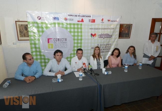 Todo listo para Conecta Expo Productores Morelia 2014.