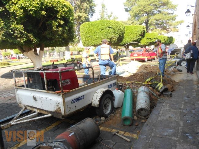 Concluye OOAPAS trabajos en la calle Aquiles Serdán.