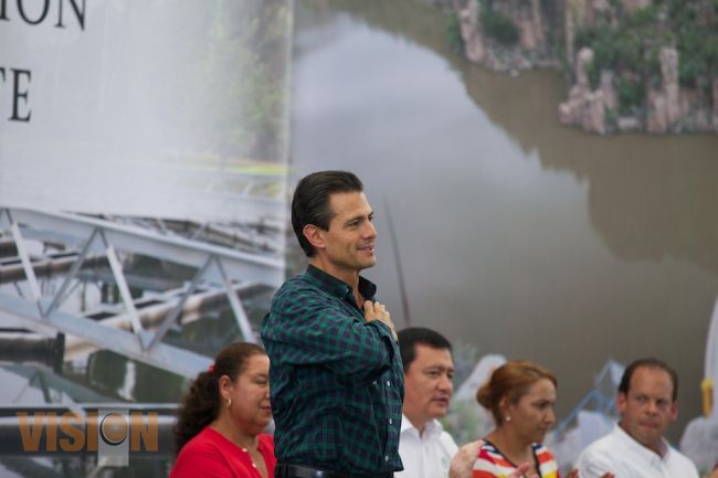 La principal fuerza de Michoacán es su gente: Enrique Peña Nieto.