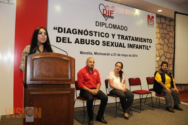 DIF Michoacán refuerza detección del abuso sexual infantil.