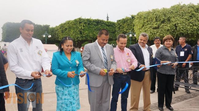 Inauguran la segunda Feria de Cuitzeo, 