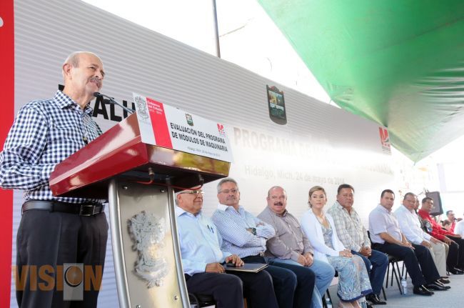 Rompe meta de cobertura programa Centrales de Maquinaria; más de 4 mil obras realizadas.