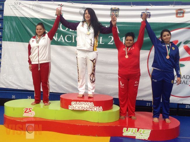 El judo de Michoacán concluye con 1 medalla de plata y 2 de bronce en la Olimpiada Nacional 2014.