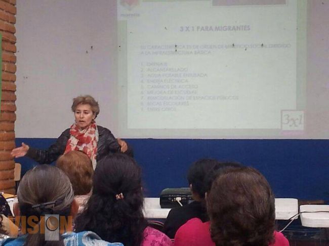 Imparten curso de capacitación sobre temas migratorios en la Tenencia de Cuto de la Esperanza.
