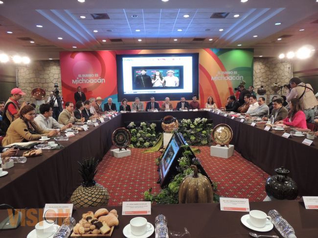 Gobierno del Estado presentó la campaña turística “El rumbo es Michoacán”.