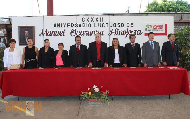 Recuerdan a Manuel Ocaranza Hinojosa en el 132 Aniversario Luctuoso