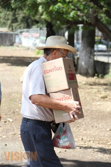 Del 9 al 20 de junio inicia DIF Uruapan la distribución de despensa del adulto mayor 2014