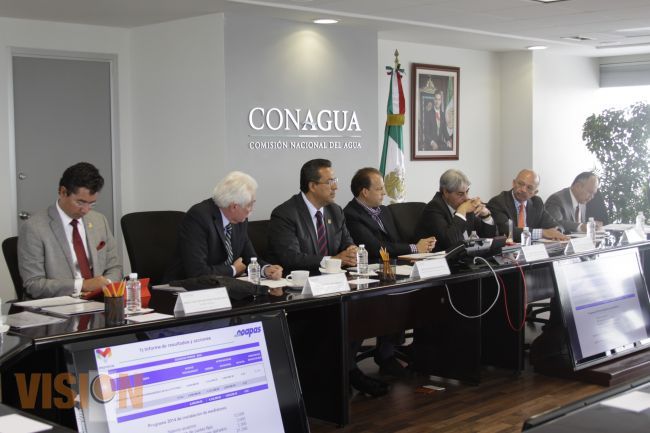 Recibe Morelia 103 millones de pesos de CONAGUA para diversos proyectos.
