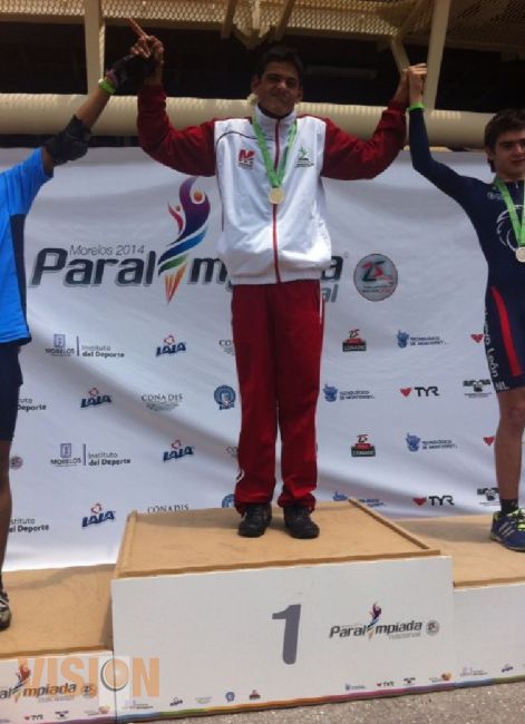 Positiva jornada de 10 medallas para Michoacán en la Paralimpiada Nacional 2014.