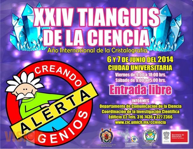Albergará UMSNH la XXIV edición del tianguis de la ciencia durante este fin de semana.