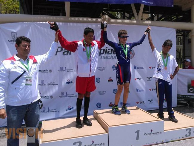 Michoacán conquistó oro, dos platas y bronce en la Paralimpiada Nacional 2014. 