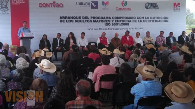 Se incluye apoyo para adultos mayores en el Plan por Michoacán