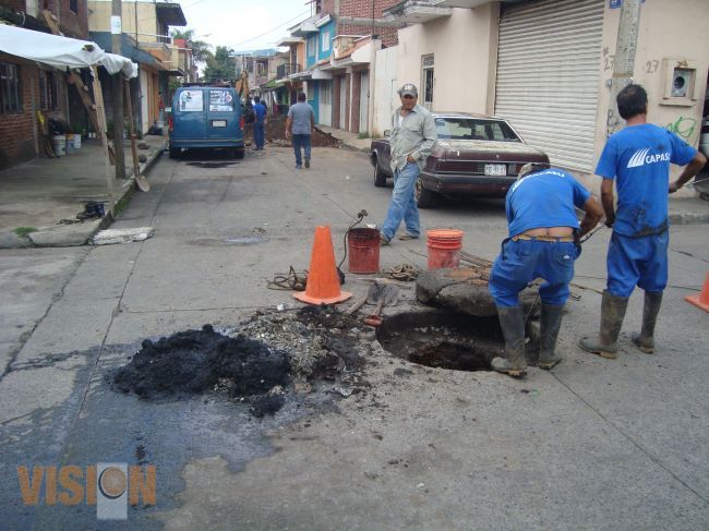 CAPASU atiende afectaciones por las lluvias