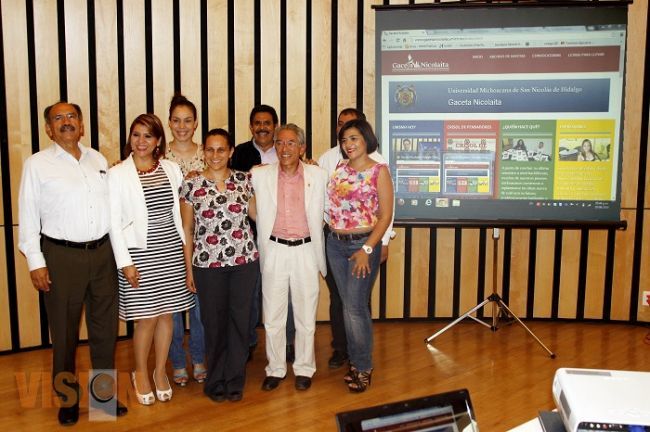 Presentó el rector de la UMSNH, portal digital de la Gaceta Nicolaita