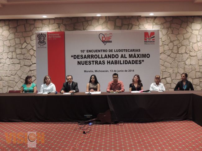DIF Michoacán organizó el 10º encuentro de ludotecarias.