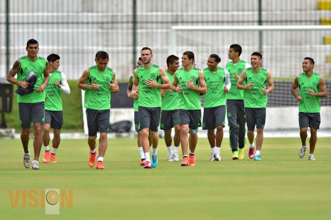 México ya esta en Fortaleza para su partido ante Brasil.