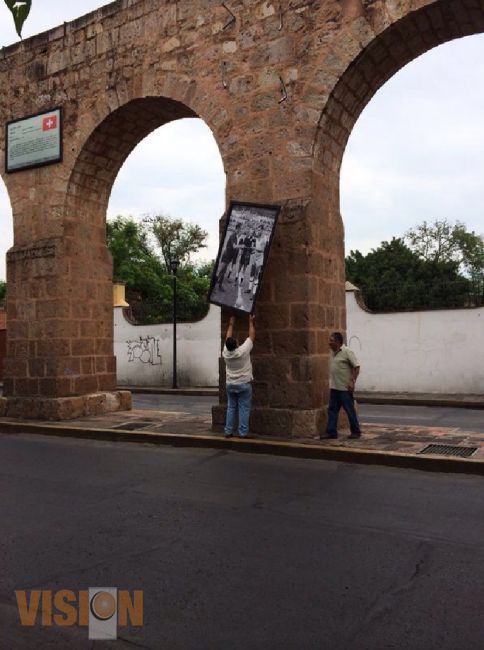 Retira Ayuntamiento exposición fotográfica del Acueducto.