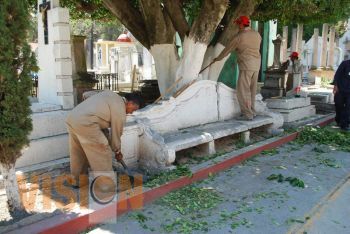 Más de 60 elementos de Servicios Públicos participan en Operativo de Día de Muertos en Morelia