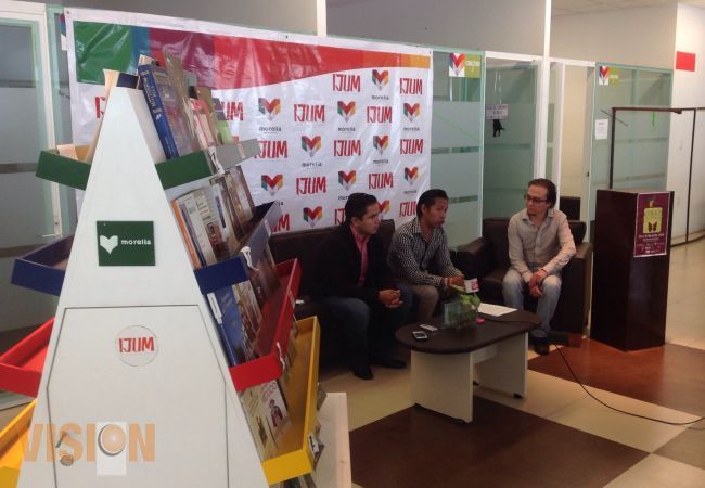 Ayuntamiento de Morelia fomenta la lectura con la 1ª feria juvenil del libro 2014.