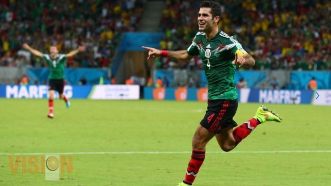 Rafael Márquez elegido Jugador del Partido. 