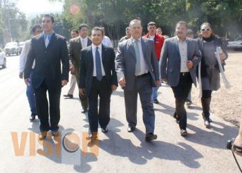 Constata Fidel Calderon mejoramiento urbano Jiquilpan