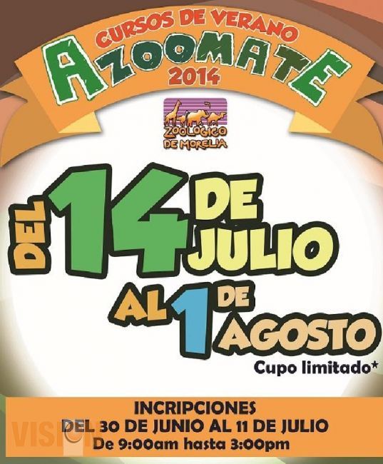 “Azoomate” al curso de verano del Zoológico de Morelia.