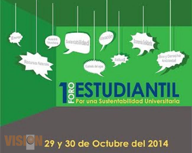 Convoca UMSNH a participar en el primer foro estudiantil de sustentabilidad