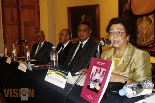 Presentan libro de Homenaje a Juan Hernández Luna, destacado nicolaita