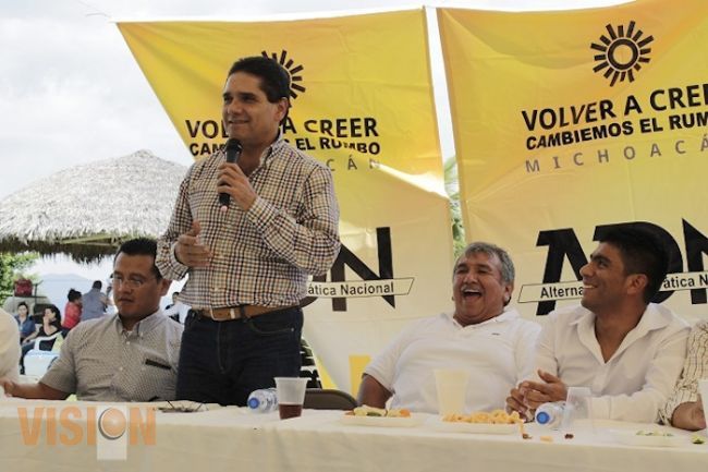 Pide Silvano Aureoles a ADN no desaprovechar la oportunidad de ganar en Michoacán