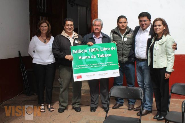 Declara SSM 7 nuevos edificios como 100% libres de humo de tabaco.