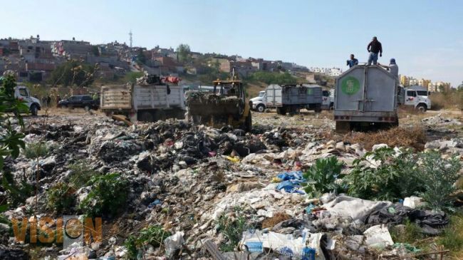 Intensifica Ayuntamiento de Morelia erradicación de tiraderos clandestinos.