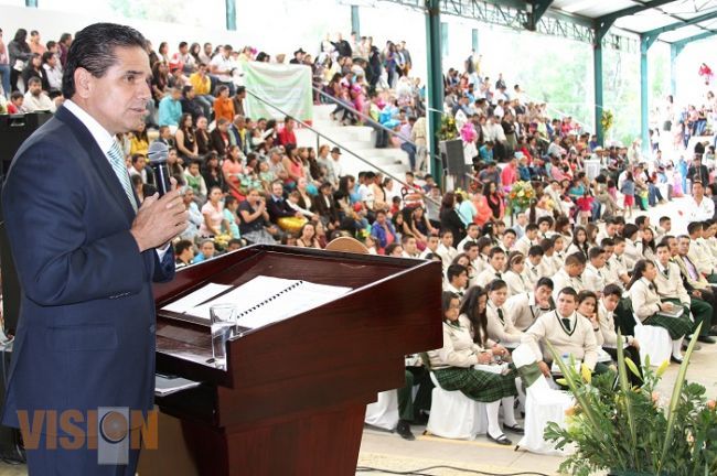 Magna obra gestionada por Silvano Aureoles se hace realidad en pro de la educación en Michoacán