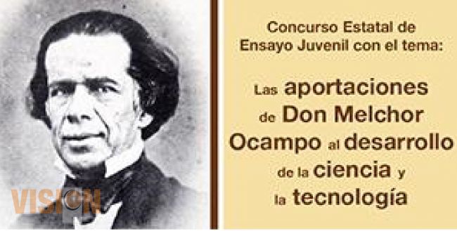 Dan a conocer ganadores del concurso de ensayo juvenil sobre aportaciones de Don Melchor Ocampo.