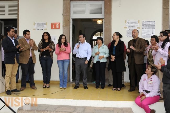Se realizan relevos institucionales en el Sistema DIF Michoacán.