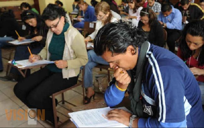 Mañana jueves realizarán examen Profesional Docente a michoacanos