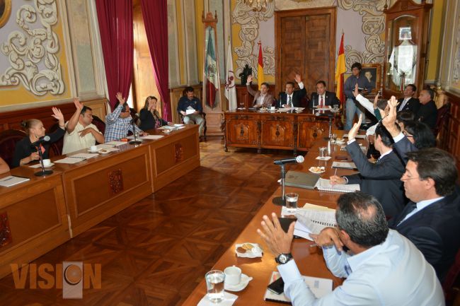 Cabildo moreliano aprueba cuenta pública del segundo trimestre 2014.